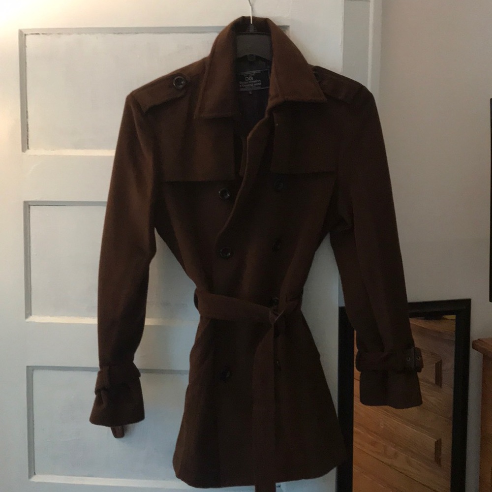 Brown Men’s Peacoat